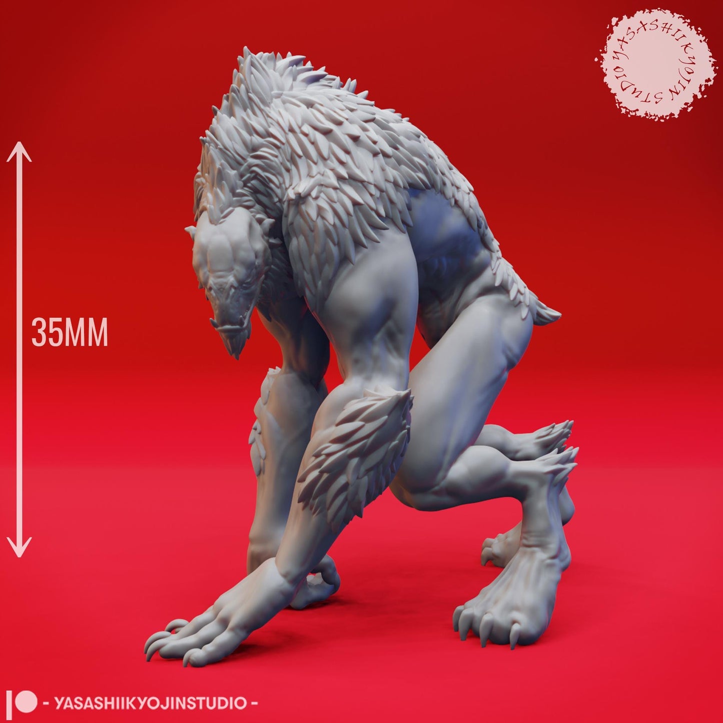 Quaggoth miniature by Yasashii Kyojin Studio