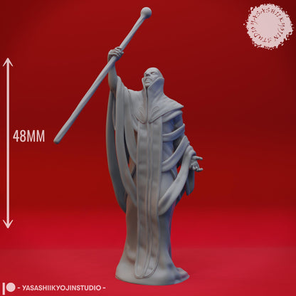 Red Wizard miniature by Yasashii Kyojin Studio