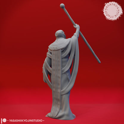 Red Wizard miniature by Yasashii Kyojin Studio