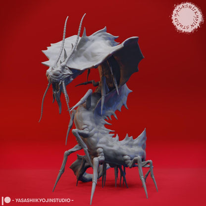 Remorhaz miniature by Yasashii Kyojin Studio