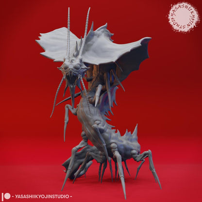 Remorhaz miniature by Yasashii Kyojin Studio