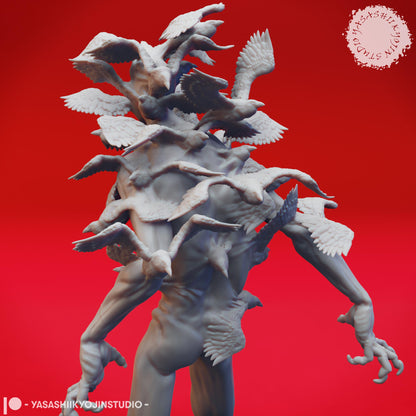 Shrike Fiend miniature by Yasashii Kyojin Studio