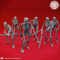 Skeleton miniatures by Yasashii Kyojin Studio