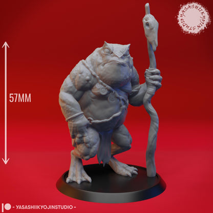 Slaad golem miniature by Yasashii Kyojin Studio
