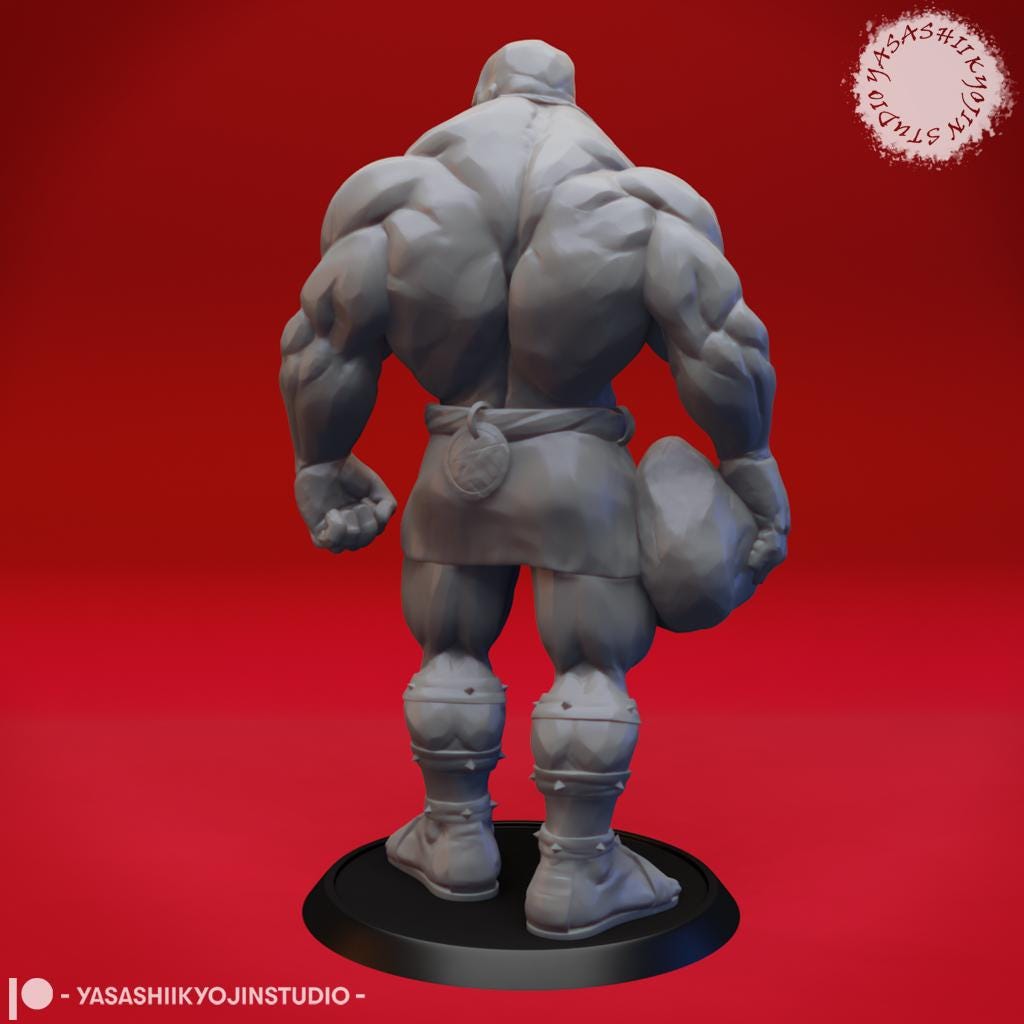 Stone Giant miniature by Yasashii Kyojin Studio