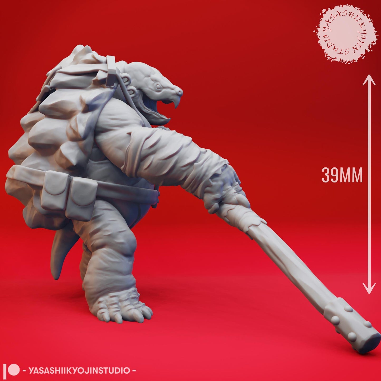 Tortle miniature by Yasashii Kyojin Studio