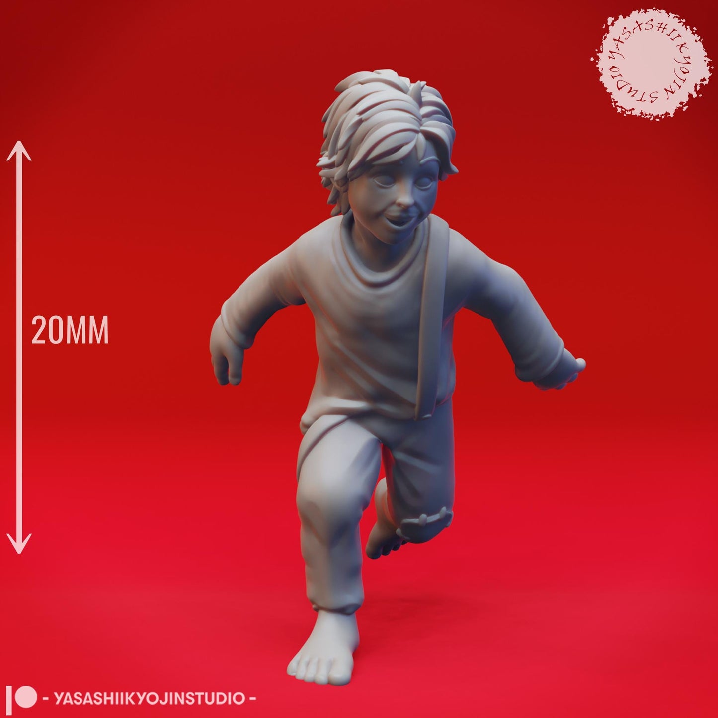 Townsfolk pack miniature by Yasashii Kyojin Studio