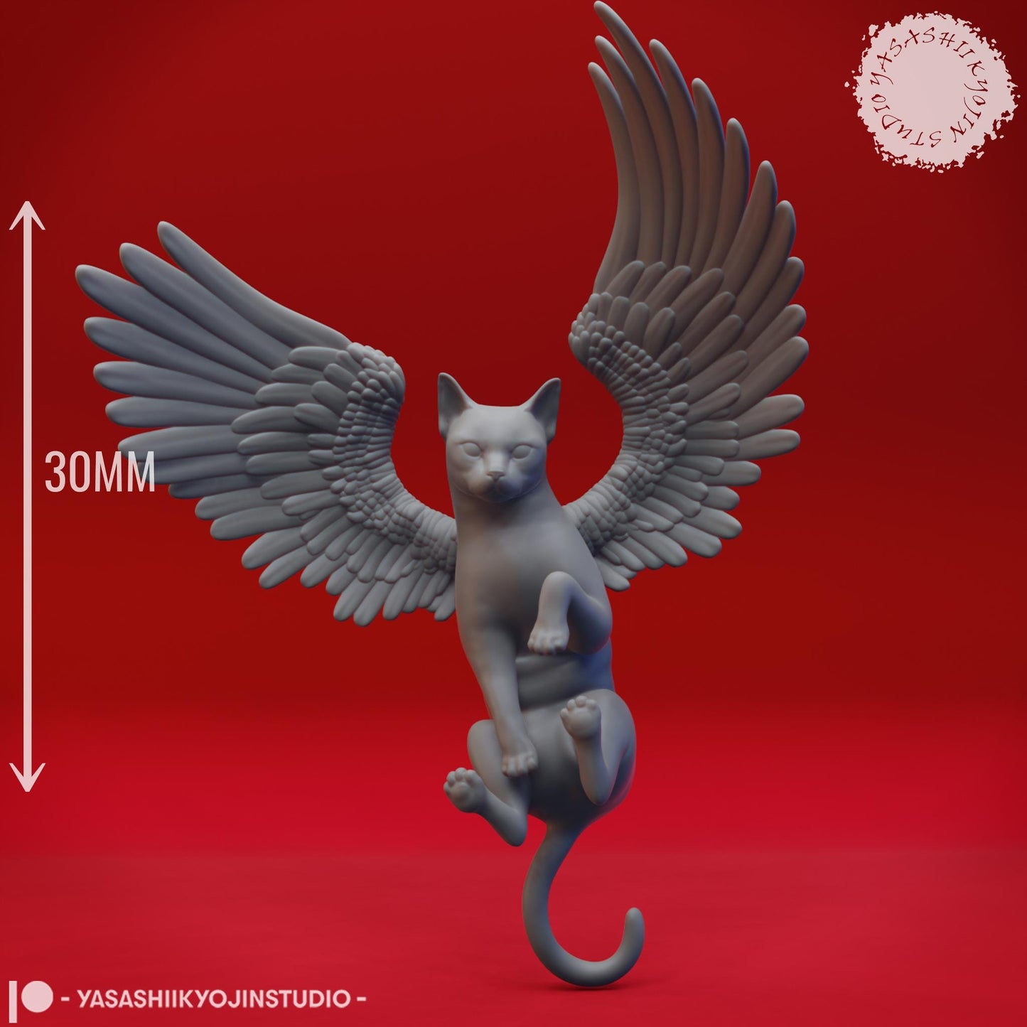 Tressym miniature by Yasashii Kyojin Studio