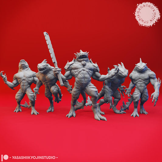 Troglodyte miniature by Yasashii Kyojin Studio
