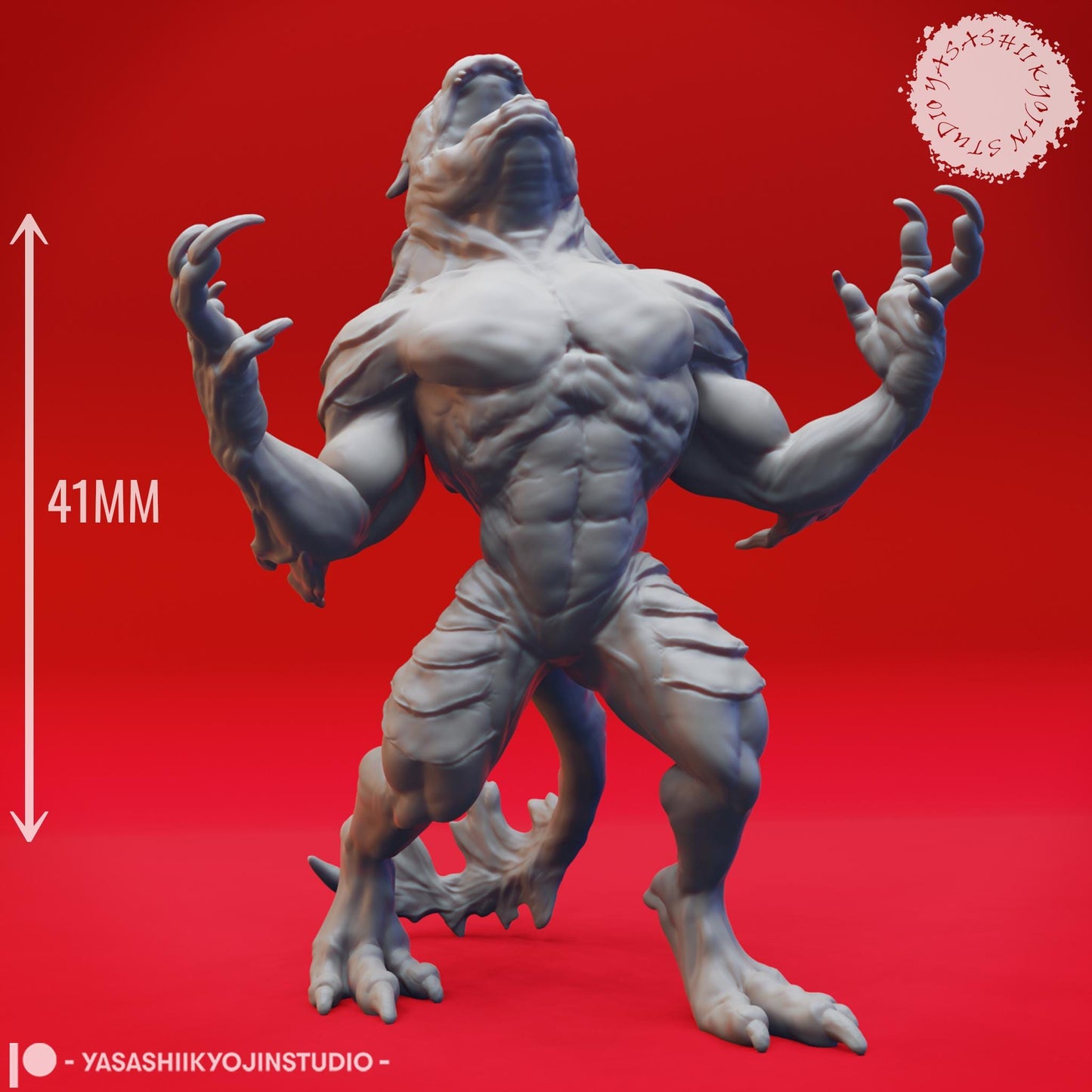 Troglodyte miniature by Yasashii Kyojin Studio