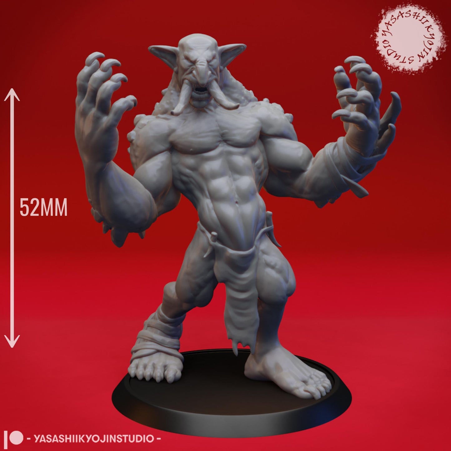 Troll miniature by Yasashii Kyojin Studio