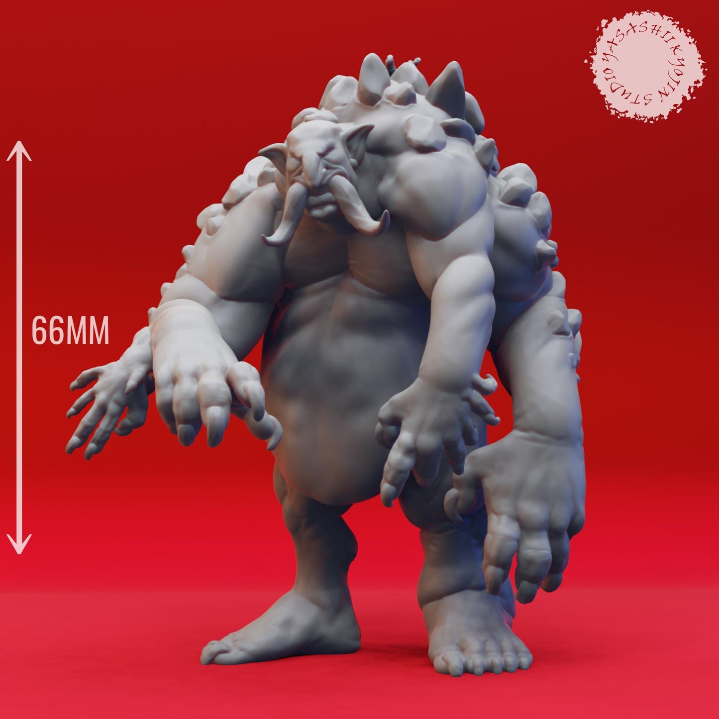 Troll miniature by Yasashii Kyojin Studio