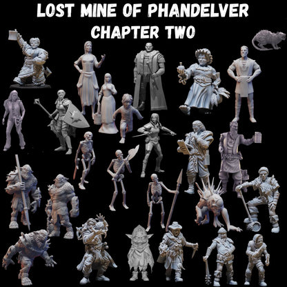 Lost Mine of Phandelver complete set 160 miniatures | 28mm | 32mm | DnD | Dungeons and Dragons