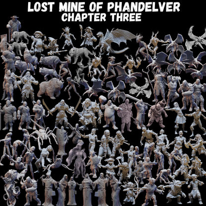 Lost Mine of Phandelver complete set 160 miniatures | 28mm | 32mm | DnD | Dungeons and Dragons