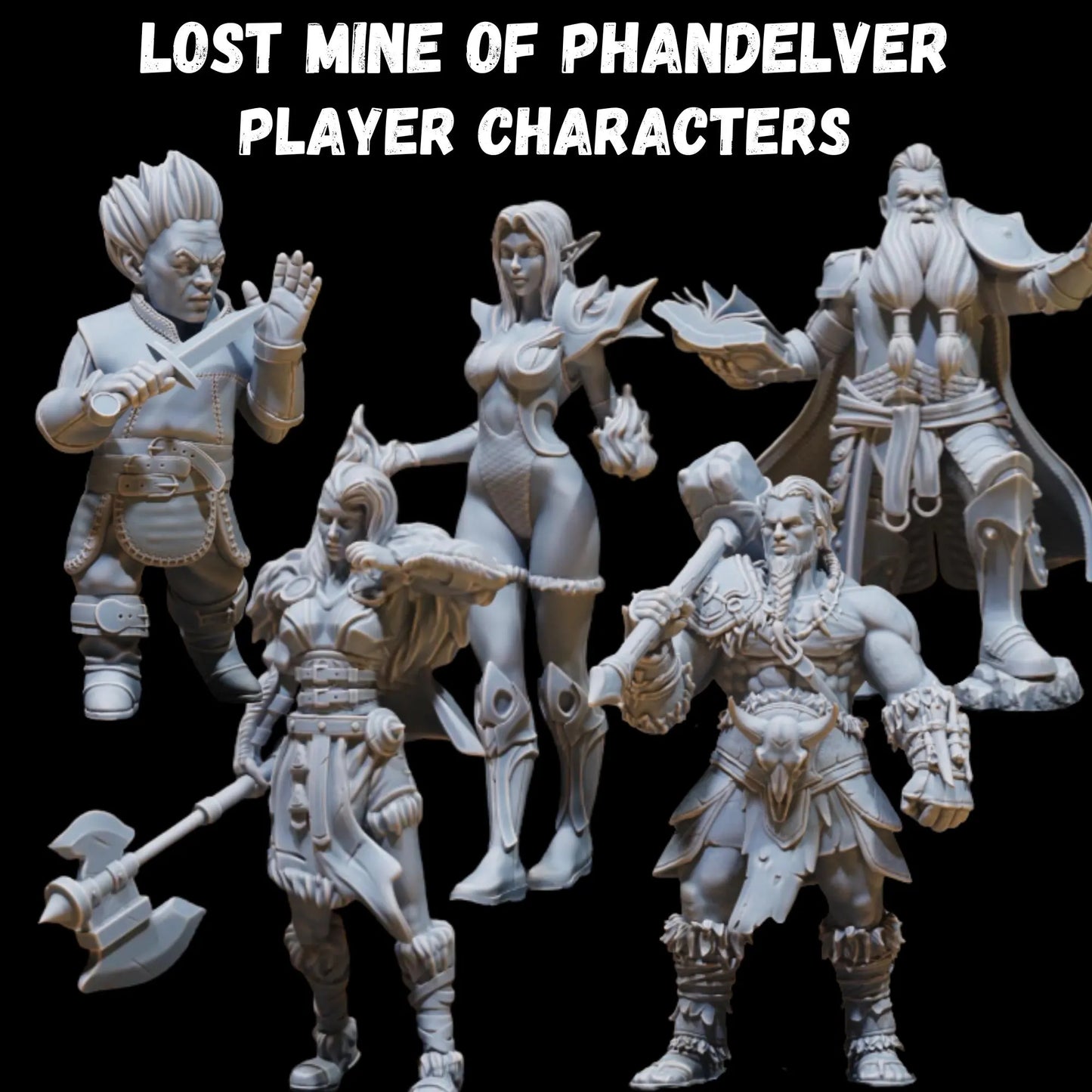 Lost Mine of Phandelver complete set 160 miniatures | 28mm | 32mm | DnD | Dungeons and Dragons