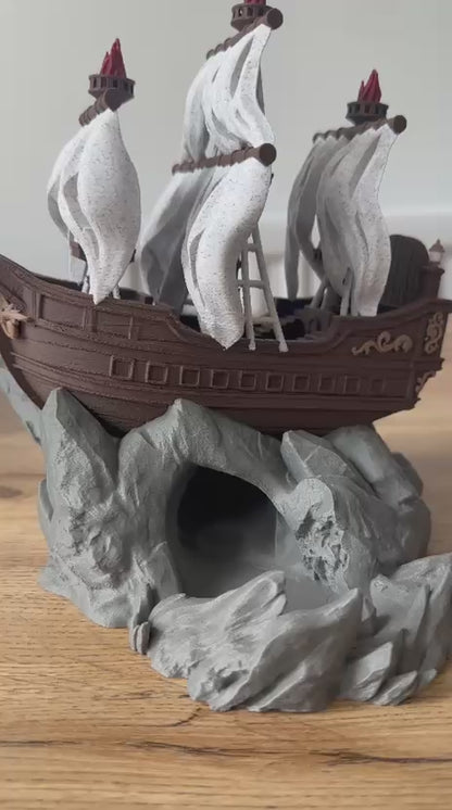 Ghostly Galleon Dice Tower by Fates End